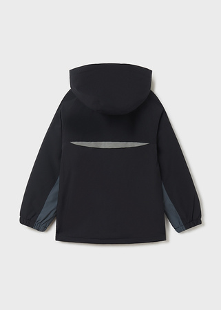 Mayoral Mini 7455-097 Kurtka przeciwwiatrowa z podszewką z polaru dla chłopca Granatowa