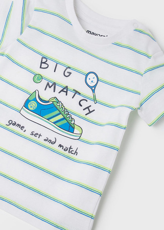Mayoral Baby 1015-030 Koszulka z grafiką z krótkim rękawem dla chłopca