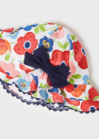 Mayoral Baby 1685-052 Komplet kąpielówki i kapelusz dla dziewczynki