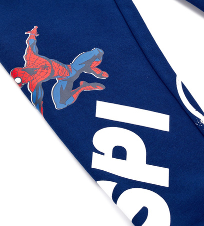 Original Marines DDAV2758B Spodnie dresowe z aplikacją Marvel Spiderman Kobalt