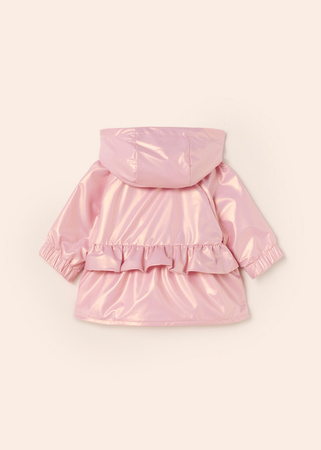 Mayoral Newborn 1401-037 Kurtka przeciwwiatrowa dwustronna dla dziewczynki Różowa