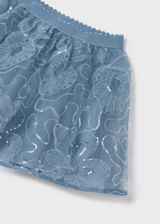 Mayoral Mini 4901-033 Spódnica z tiulu w cekiny dla dziewczynki Bluebell