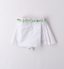 Ido 4B417/K1 Krótkie spodenki dla dziewczynki  Białe