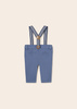 Mayoral Newborn  1510-053 Spodnie z szelkami dla chłopca  kolor Imperial