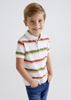 Mayoral Mini 3110-030 Koszulka polo z krótkim rękawem w paski dla chłopca