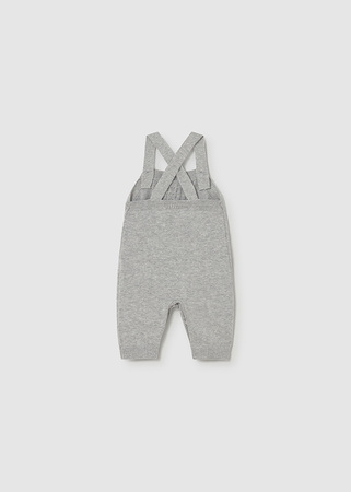 Mayoral Newborn 2617-025 Komplet 3-częściowy z ogrodniczkami Vapor vig