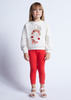Mayoral Mini 3469-040 Bluza z haftem dla dziewczynki  Garbanzo