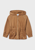 Mayoral Junior 6438-075 Kurtka przeciwwiatrowa dla dziewczynki Kolor karmel
