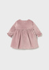 Mayoral Newborn 2819-039 Sukienka aksamitna Petalo