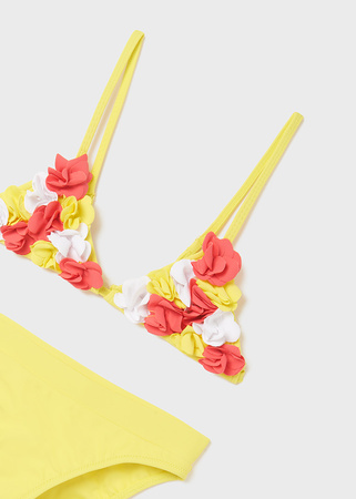 Mayoral Junior 6745-079 Strój kąpielowy/bikini dla dziewczynki Żółty