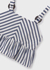 Mayoral Junior 6107-018 Top w paski dla dziewczynki Tinta