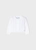 Mayoral Baby 1358-028 Sweter krótki dla dziewczynki Kolor blanco