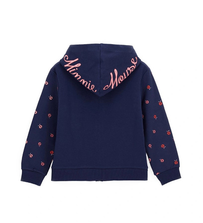 Original Marines DFPV3034CF Bluza Myszka Minnie zapinana na suwak Granat