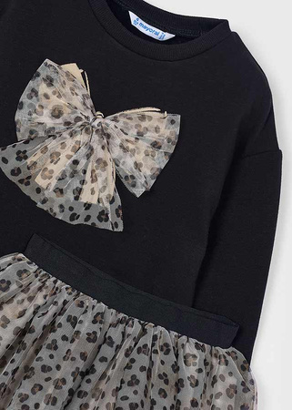 Mayoral Mini 4936-077 Komplet z tiulową spódniczką Negro