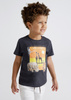 Mayoral Mini 3006-054 Koszulka z krótkim rękawem dla chłopca ECOFRIENDS Safari Grafit