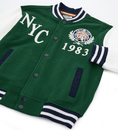 Original Marines DDA2515B Bluza bomber dla chłopca Zielona