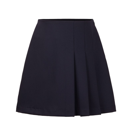 Minimi SK59/23 Spódnica z trzema zakładkami Granatowa