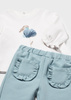 Mayoral Newborn 2610-034 Dres 3-częściowy dla dziewczynki Polar